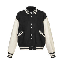 Curvilinear Varsity Jacket