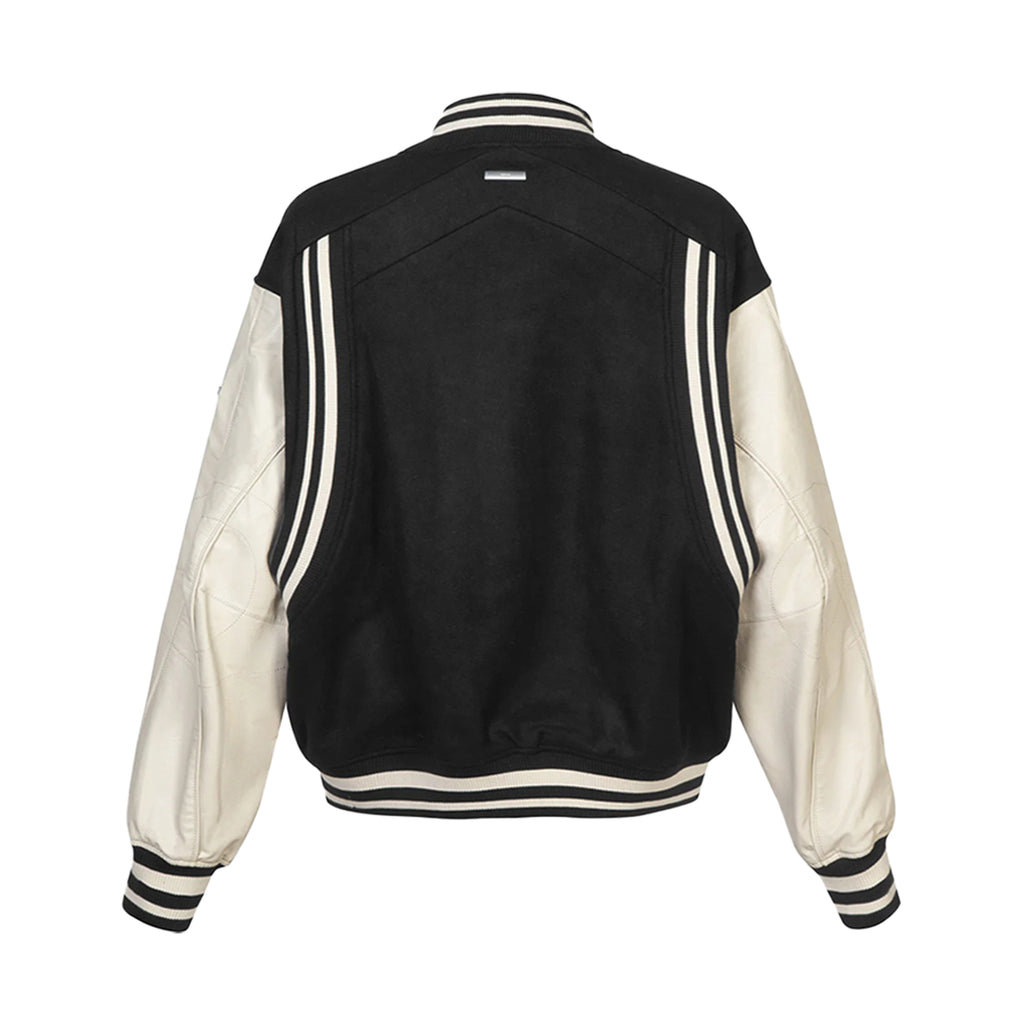 Curvilinear Varsity Jacket