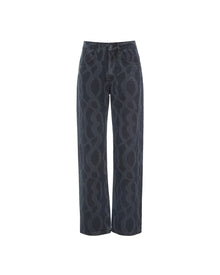 MICKIE DENIM PANTS - DARK GREY