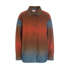 MERCY DENIM SHIRT - ORANGE SUNSET