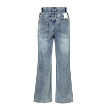 “Profile” Volume Double Waist Jeans
