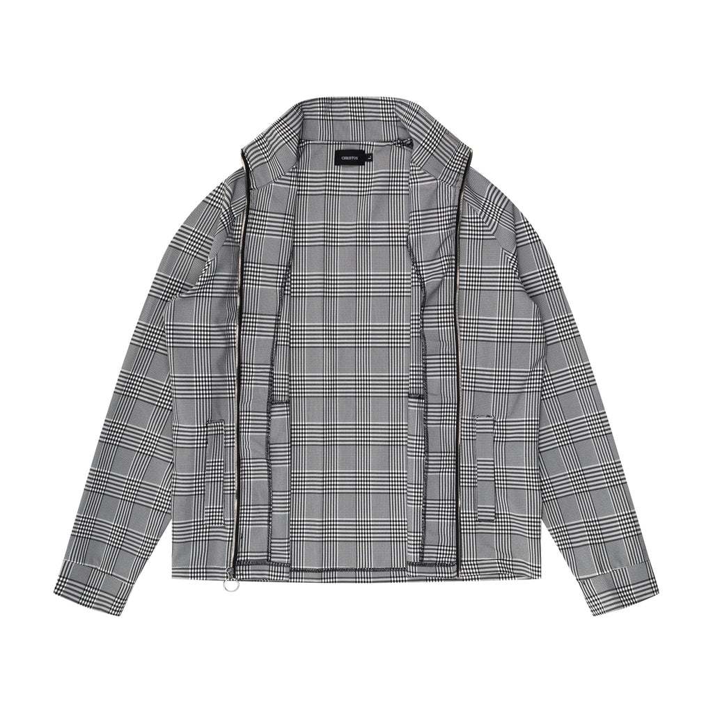 Christos Crosby Plaid Top / Light Jacket on Well(un)known wellunknown.com