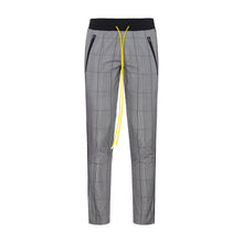 Christos Plaid Tek Trouser with yellow string on Well(un)known wellunknown.com