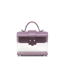 Valas See Thru Clara Bag in Lilac and Clear on Well(un)known Available at wellunknown.com