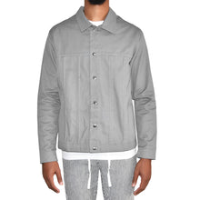 Habits Studios Drill Overshirt Grey Jacket on Well(un)known Available on wellunknown.com