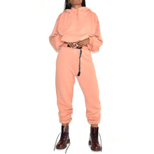 John Elliott's Vintage Fleece Peach Belted Sweatpants on Well(un)known Available at wellunknown.com
