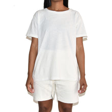 John Elliott Women's White Escobar Sweat Shorts on Well(un)known Available on wellunknown.com