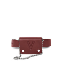 Valas Whit Whit Bag in Burgundy with silver chain on Well(un)known Available on Wellunknown.com