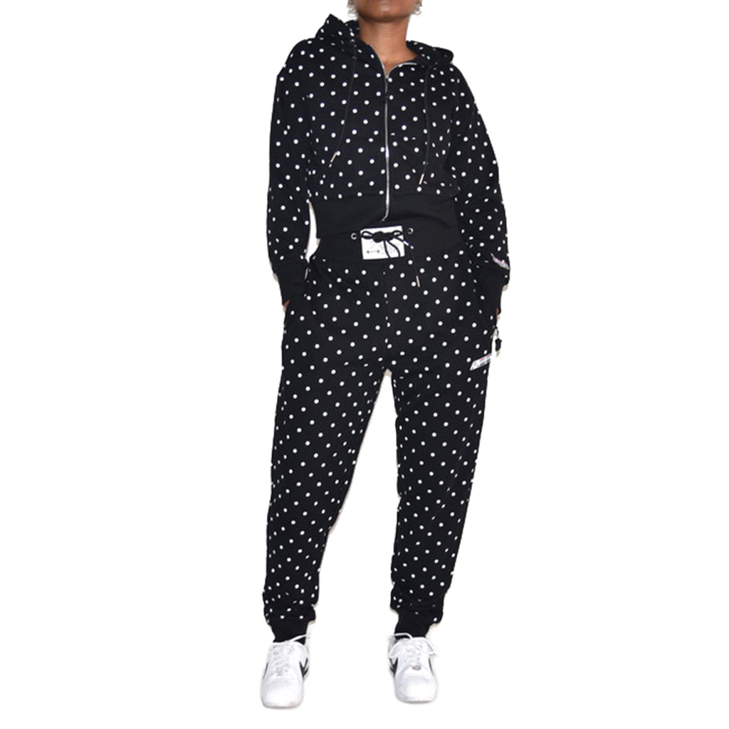 Hi Rise Sweatpant Polka Dot