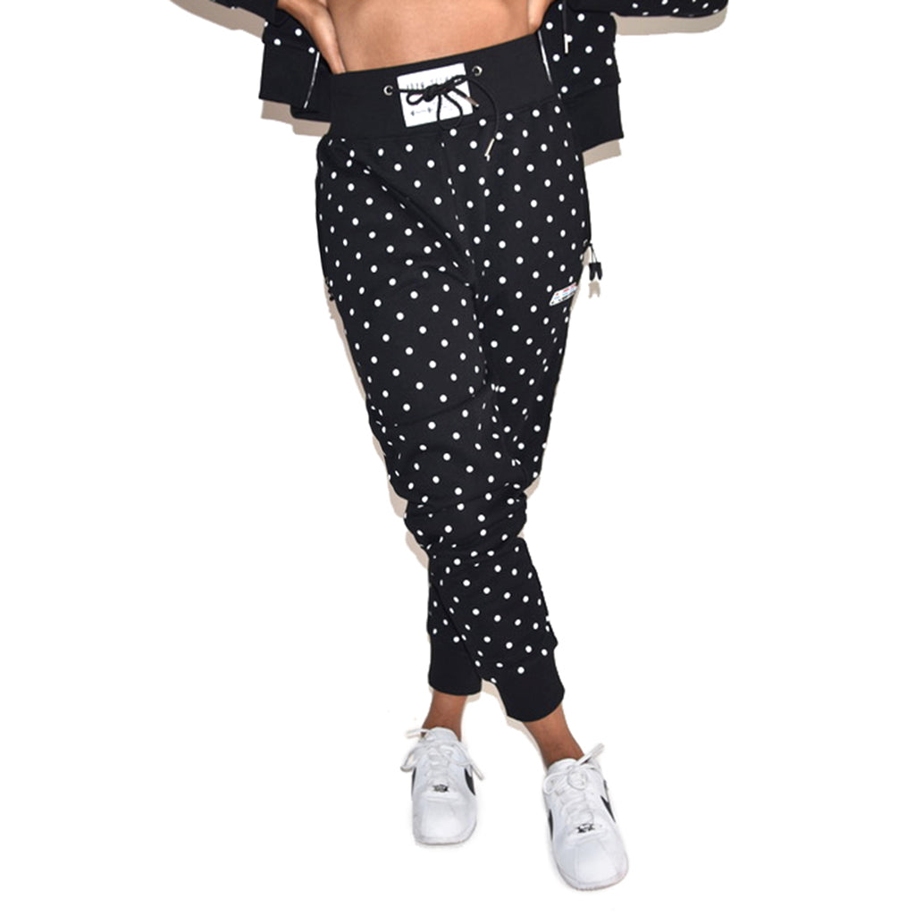 Hi Rise Sweatpant Polka Dot