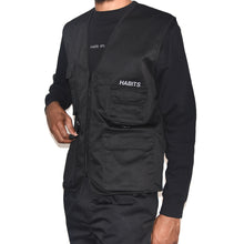 Habits Studios Utility Jacket Vest in Black on Well(un)known wellunknown.com