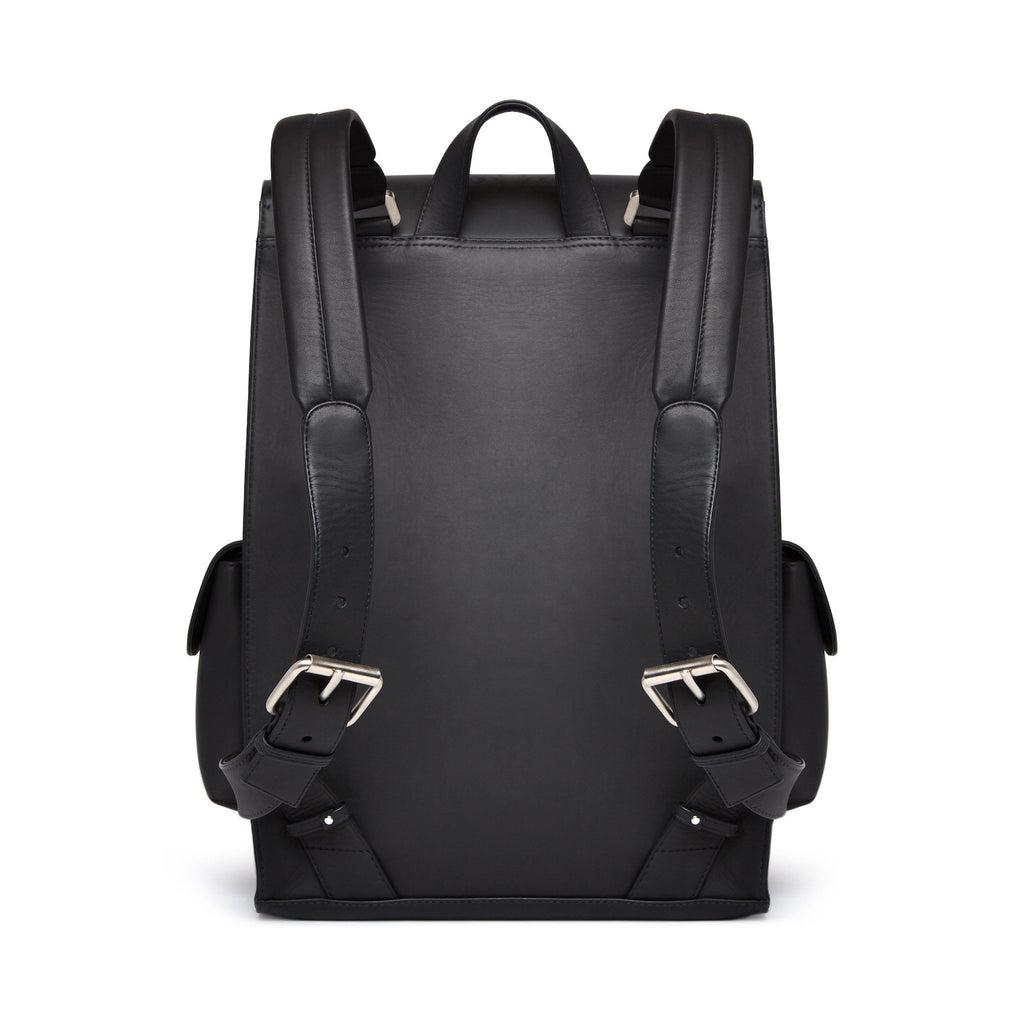 Valas Voyager Bookbag with outside pockets in black on Well(un)known Available on wellunknown.com