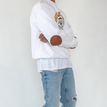 NSC Vintage Sweatshirt With Leather Elbow Patches