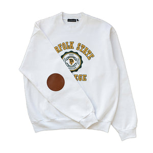 NSC Vintage Sweatshirt With Leather Elbow Patches