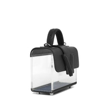 Valas See Thru Clara Bag in Black and Clear on Well(un)known Available at wellunknown.com