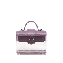 Valas See Thru Clara Bag in Lilac and Clear on Well(un)known Available at wellunknown.com