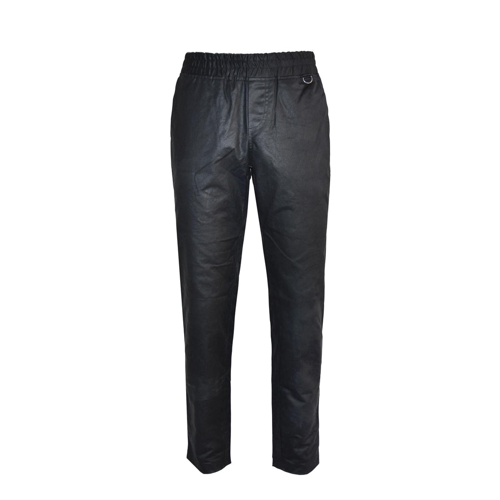 Habits Studios Waxed Cotton Track Pant in Black on Well(un)known wellunknown.com