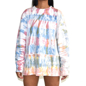 John Elliott Women's Reconstructed Long Sleeve Tie Dye Tshirt on Well(un)known. Available on Wellunknown.com