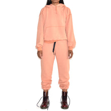 John Elliott Women's Vintage Fleece Peach Hoodie on Well(un)known Available at wellunknown.com