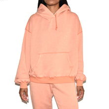 John Elliott Women's Vintage Fleece Peach Hoodie on Well(un)known Available at wellunknown.com