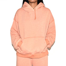 John Elliott Women's Vintage Fleece Peach Hoodie on Well(un)known Available at wellunknown.com