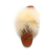 Brother Vellies Marabou Lamu Sandal Mango on Well(un)known Available at Wellunknown.com