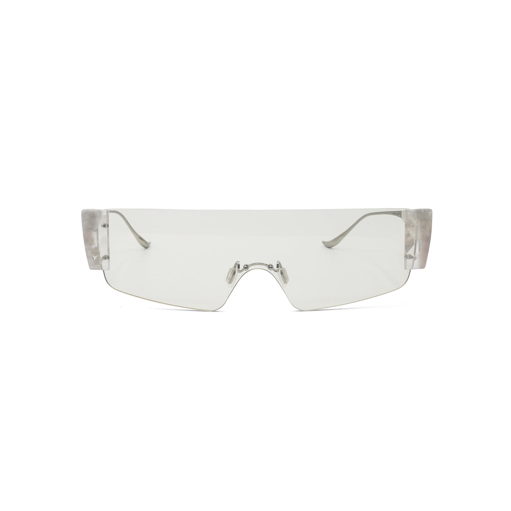 Percy Lau Ricostru Sunglasses in clear on Well(un)known Available at wellunknown.com